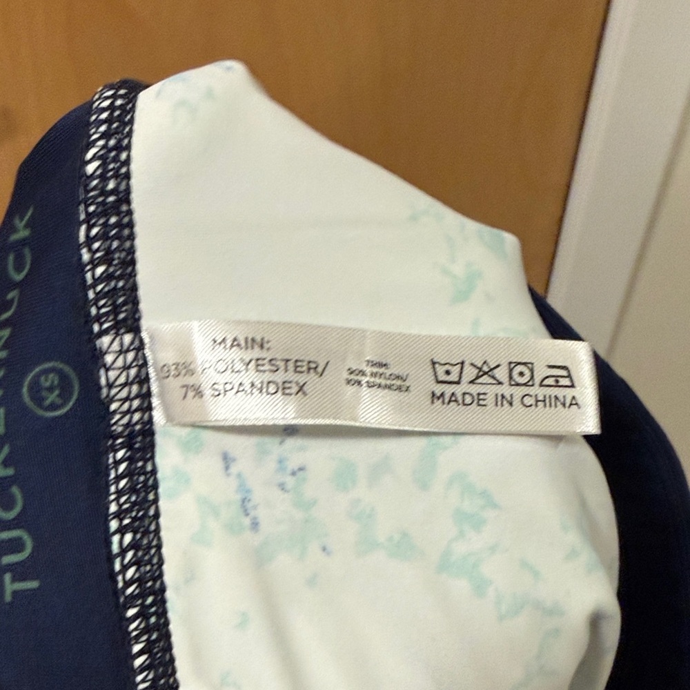 NWOT TUCKERNUCK NAVY BLUE PLEATED SKORT, SIZE XS - Picture 4 of 6